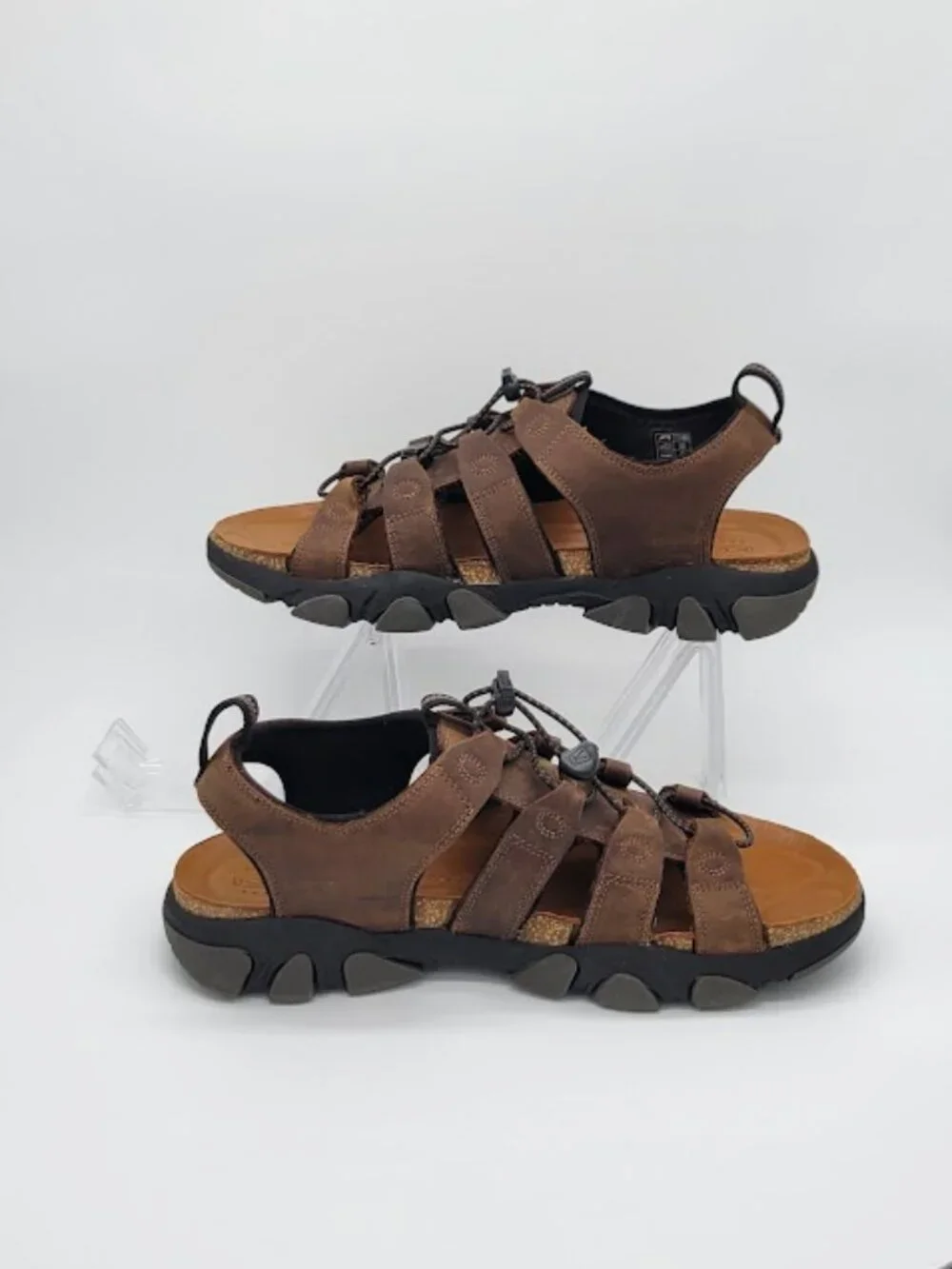 KEEN Men’s Daytona II Brown Leather open-Toe Outdoor Sandals Size 10 NWOB